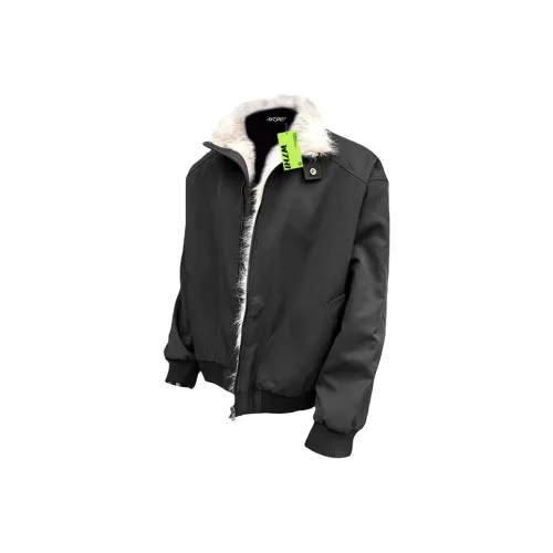 W7H1 Черный Унисекс Пуховики