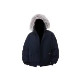 Темно-синий пуховый пиджак