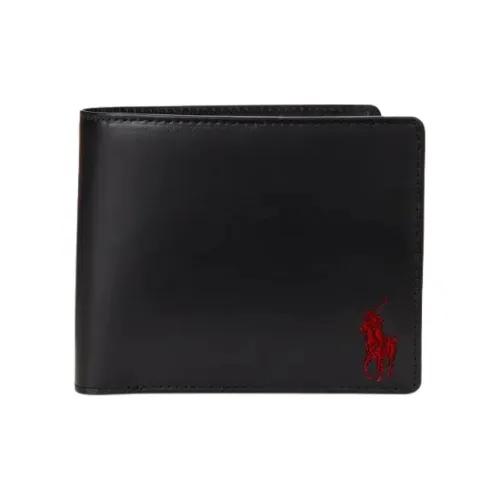 Polo Ralph Lauren Кожа Кошелек Мужской Черный