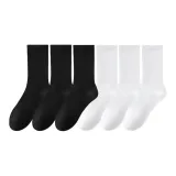 6 пачек (3 белых / 3 черных / длинные голени)