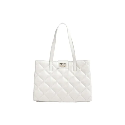 Furla 1927 Collection Кожа Тоут Сумка Сумка для покупок Сумка на плечо Сумка Большая Женская Хлопковая Конфета