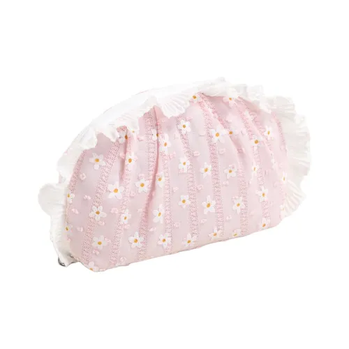 Geanno Французский Маргаритка Makeup Bag Утонченный Кружево Украшения Хлопковый Мешок для хранения Клатчи Пылеустойчивый