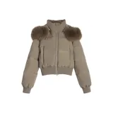 Хаки Хлопковый пуховик (Ограниченная серия)