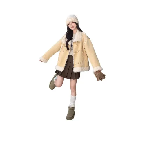 MEXICAN Бархат Feel Пальто Женское