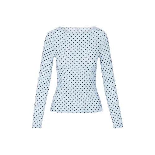 Miaou Светло-синяя Точка Женская T-рубашка