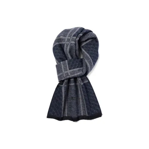 Maserati Вискоза Циан Минималистский стиль Мода Тренд Классический Легкий Универсальный Теплый Ткань для шарфа Soft Knit Унисекс