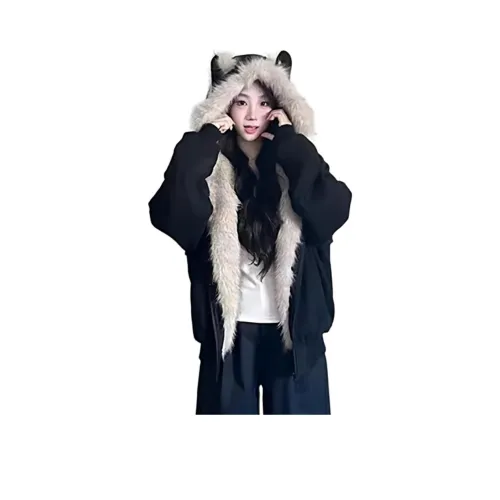 HKPXR Черный Женские пуховики