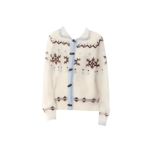 DXLM Vintage Изображение Цвет Женский Трикотаж