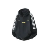 Чёрный, жёлтый, текст, с флисовой подкладкой