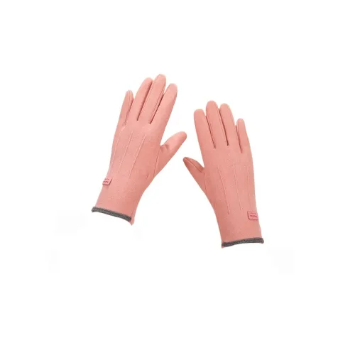 BUBM Вязаные перчатки из искусственного кроличьего меха унисекс