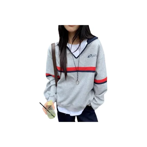 YOUSEKOO Серый Свитшот Женские Свитшоты