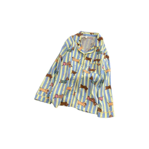 HANQIANNUO Весна-осень Пижама Женские Длинный рукав