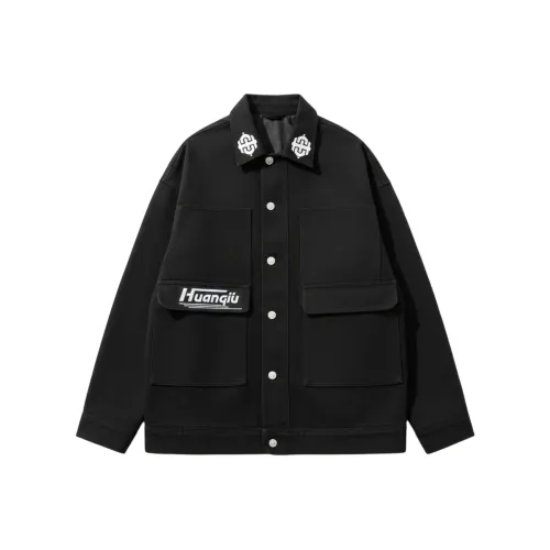 HUANQIU Черный Унисекс Джинсовые куртки