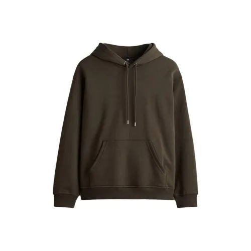 H M Темный хаки зеленый мужской свитшот