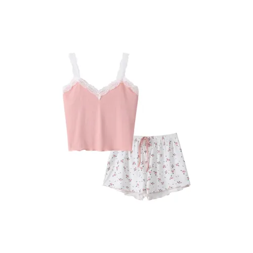 MOOLMEYNO Pink Women's Pajama Sets