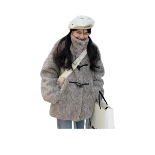 HKPXR Серый Женский Пальто