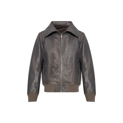 RICK OWENS RO Кожаная куртка мужская