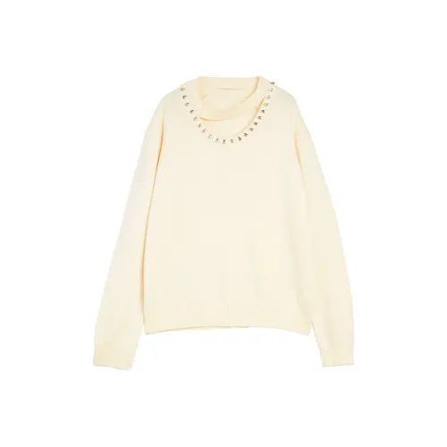 ELLE Экрю Женские Свитера