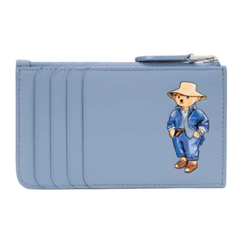 Polo Ralph Lauren Коровья кожа Кошелек Стандартный Женский Синий