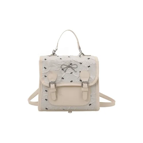 RIVMIND ПУ (полиуретан) Рюкзак Женский Белый Розовый