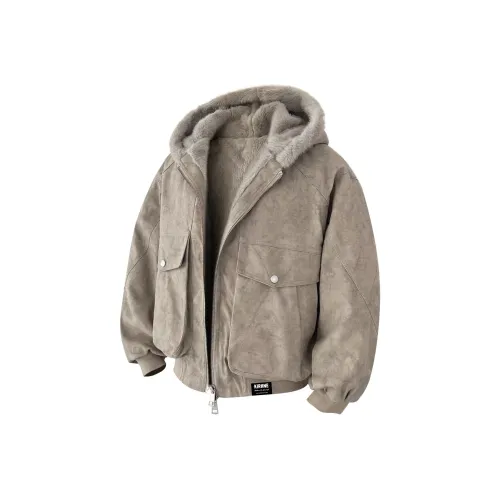 KIRHNE Хаки Унисекс Пуховики