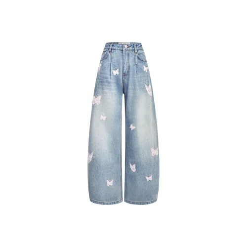 Ann Andelman Blue Women's Jeans Анн Анделман Синий Женские Джинсы