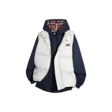 Белый жилет + темно-синий свитшот (с флисовой подкладкой)