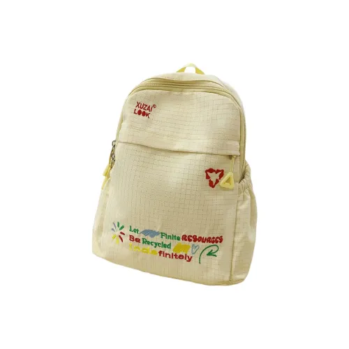 GEERDUN Оксфорд Пэчворк Net Рюкзак Стандартный Женские Белый Черный Желтый