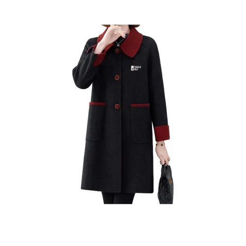 CHARLIE GOLF Черный Серый Женское Пальто