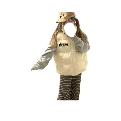 ZVJH Экрю Женские жилеты