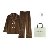 (Вельвет) 64070 Темный Деревянный Коричневый [Сумка для покупок]