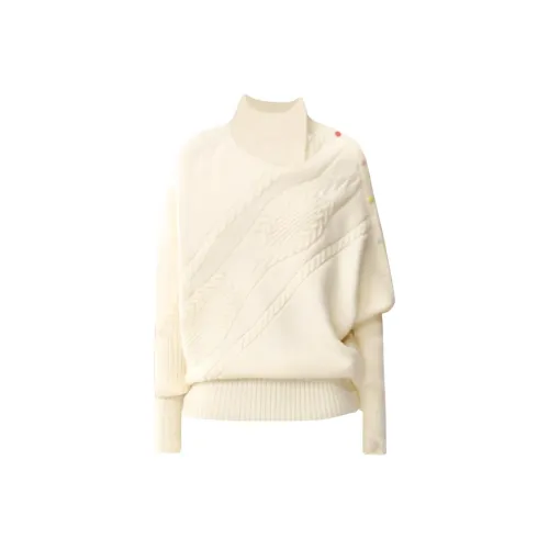 IUNOP Экрю Женская Трикотажная Одежда