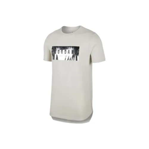 JORDAN BRAND T-Shirt Мужской Светлый Костный