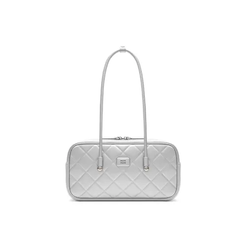 MUVA Коровья кожа Сумка через плечо Стандартная Женская Кремовый Лунный камень Серебристый Сумеречный Черный