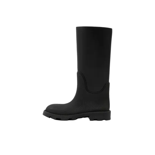 Burberry высокие сапоги до колена мужские черные