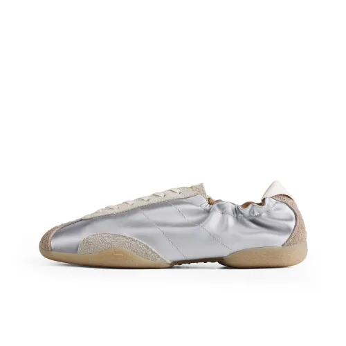 PANE Легкий и Дышащий Низкий Топ Немецкая Армия Кроссовки Женские Серебристый