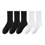 5 пачек (3 черных / 2 белых / длинные голени)