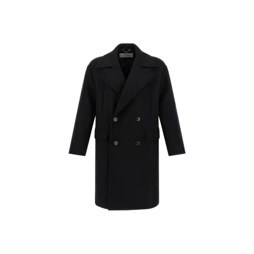 DRIES VAN NOTEN Мужское черное пальто