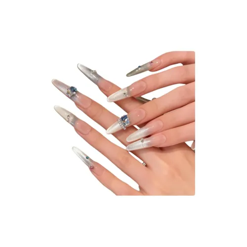 Fanze Многоцветный Лето False Nail Острый Тип Дофаминовая одежда Градиентный Coquette