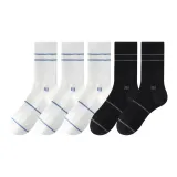 [5 пар] Белый 3 + Черный 2