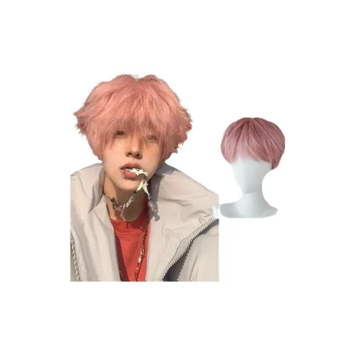 GLUNA Дифференциальная Разрушенная Крышка Мужская Перука Высокая Температура Пряжа