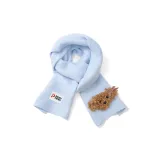 Синий шарф с щенком