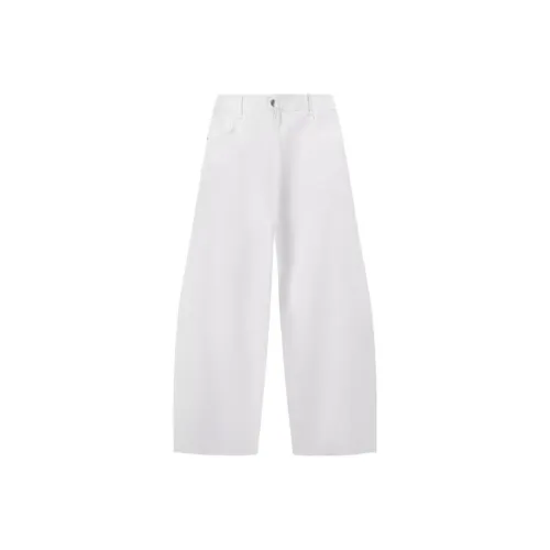 PLQV Белый Мужской Джинсы