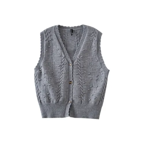 OUNIXUE Серый Женский Свитер