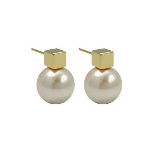 Yi Can Искусственная жемчужина Серьги-гвоздики Женские