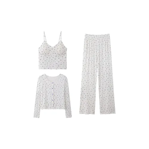 Kerener Пижамный комплект Женский Белый