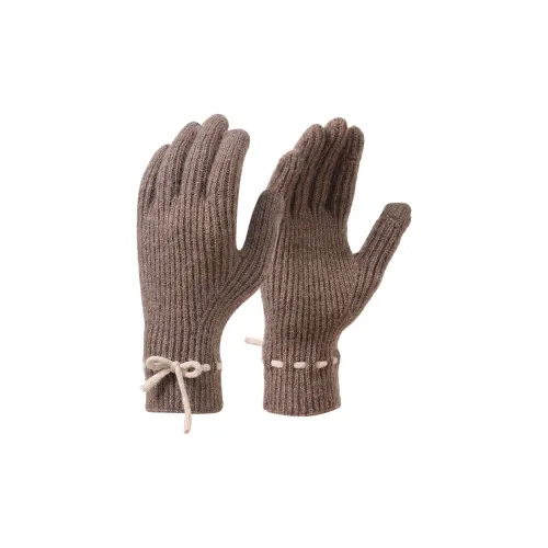 NANJIREN Утолщенные вязаные перчатки женские