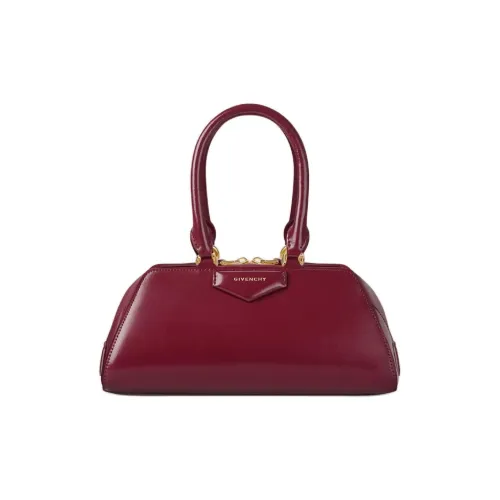 GIVENCHY Antigona Телячья кожа Сумка Мини Женская Бургунди