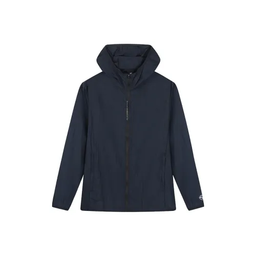 361° Темно-синий Мужской Тренч