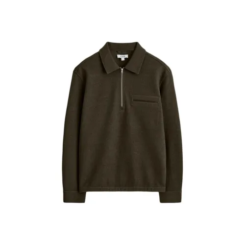 COS Хаки Зеленый Мужской Трикотаж